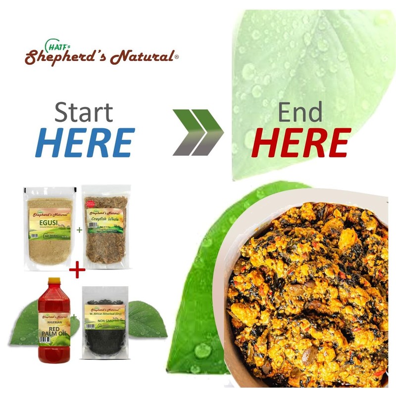 Egusi and Crayfish Ground COMBO by HATF's Shepherd's Natural SAVE