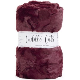 Minky Luxe Mirage 80 Black Cherry Cuddle Cuts 1 2.5-Yard Cut Shannon Fabrics