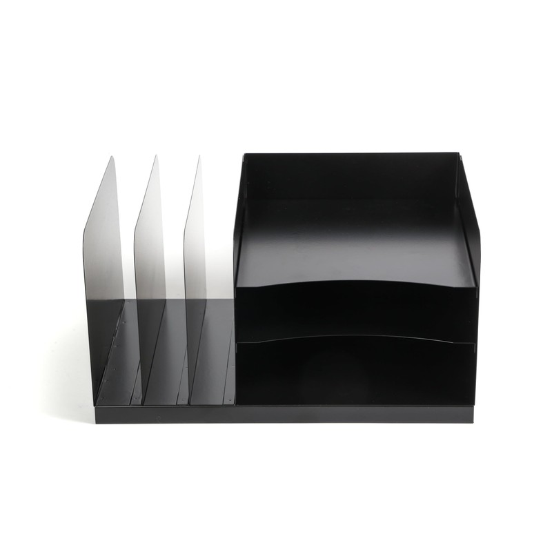 Huron Desktop File Organizer Combo Vert 3 Slot/Horz 3 Slot,