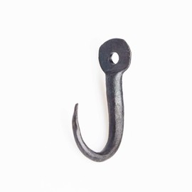 Castelion Black Wrought Iron Butcher's Meat and Game Hooks (Tiny Meat Hook)