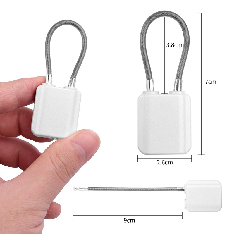 Luggage Locks with Keys, Mini Size Cable Locks with Keys
