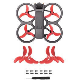 FSIDIWT Avata 2 Propellers, 4Pcs Avata 2 Propellers Replacement, Low Noise Replacement Spare Blades Props for DJI Avata 2 Drone Accessories (Red)