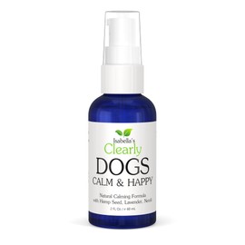 Natural CALM & HAPPY Oil for Dogs - Pet Safe Essential Oils with Lavender, Petitgrain and Neroli - Calming and Soothing for Stress, Anxiety, Hyperactivity | Natural Pet Product Made in USA