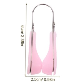 SAFIGLE 3pcs Nose Bridge Booster Device Nose Corrector Nose up Clip Nose Shaper Nasal Bridge Nose Lifter Nose Bridge Straightener Nose Lifting Clip Face Beauty Tool Silica Gel Random Color