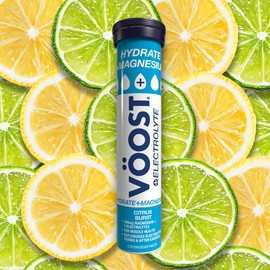 VÖOST Hydrate + Magnesium Citrus Burst Vitamins 12 Effervescent Tablets