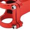 Bike Stem Red Aluminum Alloy Mountain Bike Handlebars Negative 17