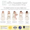 SwaddleDesigns Omni Swaddle Sack Arms Up Half-Length Sleeves & Mitten