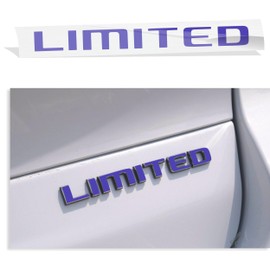 Reflective Concepts 2021-2025 Jeep Grand Cherokee L Limited Liftgate Emblem Overlay Decal Stickers - (Color: Purple)