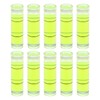 sourcing map 10pcs Small Cylindrical Bubble Level Vials 10x35mm PMMA