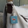 Oh For Fox Sake Funny on Teal Stainless Steel 1oz