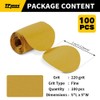 100PCS 5 Inch PSA Sanding Discs 220 Grit | Self-Adhesive
