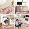 Tyrot Gold Pink Kitchen Mats for Floor 2 Pcs Modern