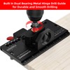 GOINGMAKE Metal Concealed Hinge Jig with Quick Clamp and Dust