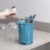 Zeal G231A Cutlery Drainer/Utensil Pot, Aqua