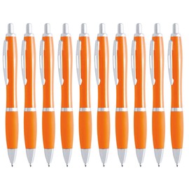 presents & more Ballpoint Pen, Orange, 10 Count (Pack of 1)