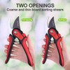 Sofela 8” Secateurs Pruning Scissors, Dual Adjustable Handle Opening Pruning