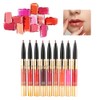 NITRQ 8 Colors2 In 1 Moisturizing Lip Gloss Lip Liner