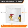 HeSun Washing Machine Outlet Box,Pex A Expansion Washer Box with