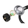 3 Feet Propane Regulator Hose with Propane Tank Gauge Universal