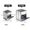 Redcamp Wood Burning Folding Camp Stove Stainless Steel Grid, Portable