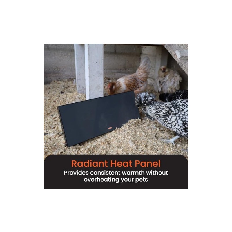 Cozy Products Cozy Coop, Chicken Coop Heater, Flat-Panel Radiant Heater