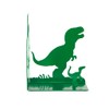 balvi Jurassic Bookend Green Based on Stories about Dinosaurs Metal