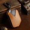 Aoocar 2018-2025 Flip Type Leather Key Fob Cover, Compatible with