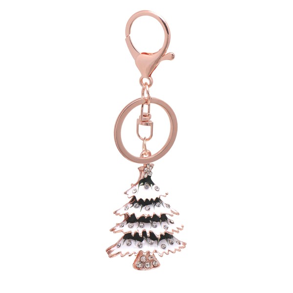 Paialco Christmas Tree Keychain Ornament Clasp Charm Pendant with Split