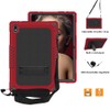 FIEWESEY Shockproof Kids Friendly with Kickstand Shoulder Strap Hybrid case