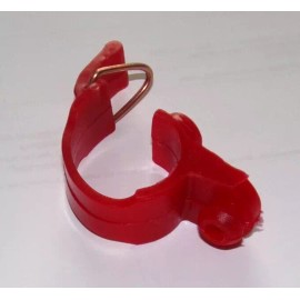 CPJ HONDA ATC 250R HEADLIGHT CASE MOUNTING RED STRAP, BAND 61309-HA2-670, 1985-1986