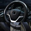 Valleycomfy Steering Wheel Covers Universal 15.75 inch - Genuine Leather,