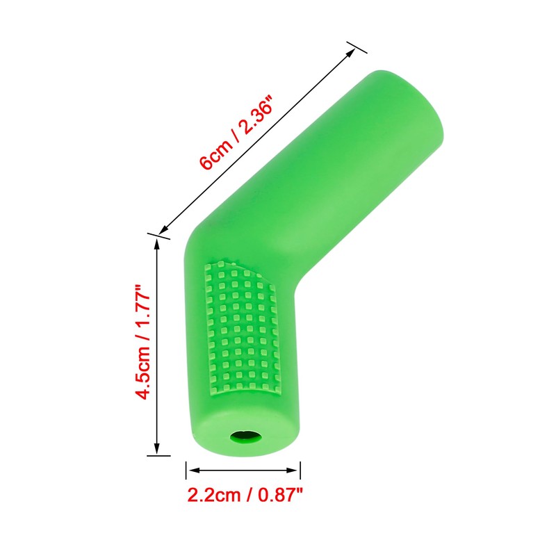 F FIERCE CYCLE 2pcs Green Motorcycle Gear Shifter Protector Cover