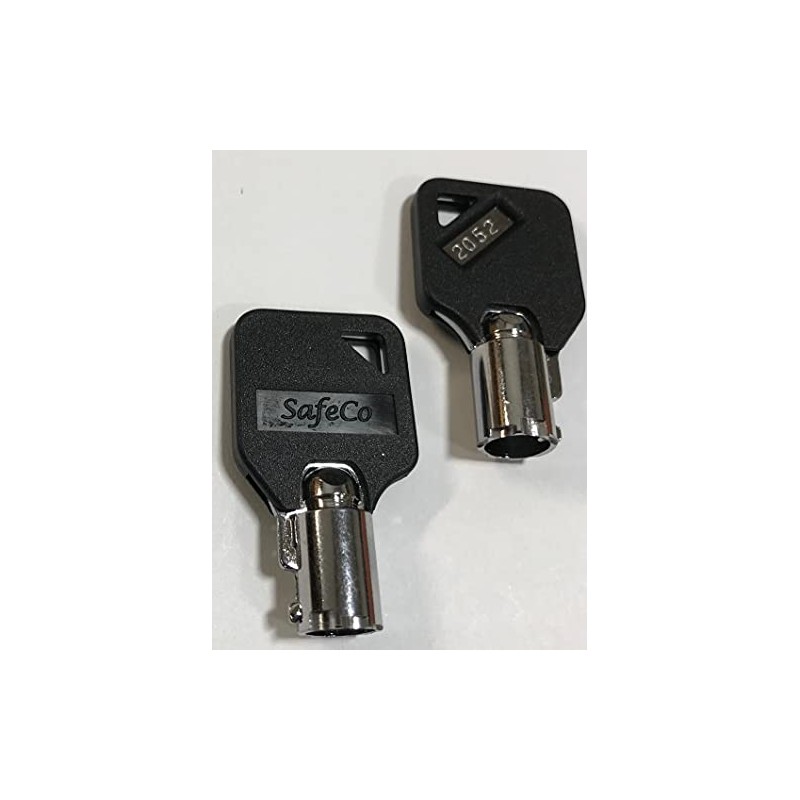 Trimax Trailer Lock Replacement Tubular Barrel Keys SafeCo Brands 2-Keys