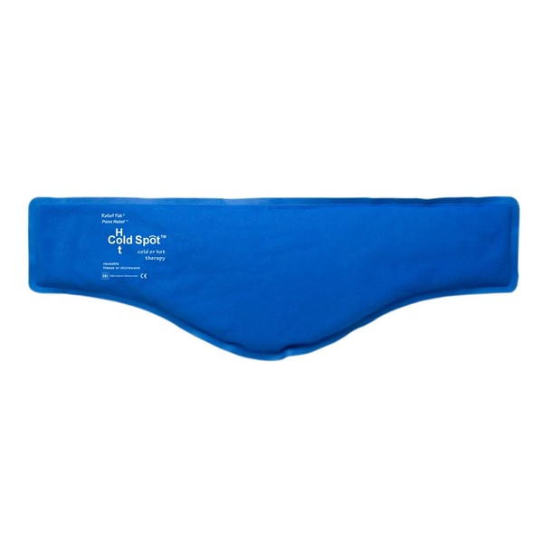 Relief Pak 11-1294 Cold and Hot Fabric Compress, Neck Contour, 7" x 22"