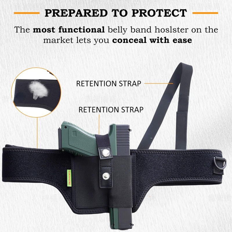 Quick Draw Shoulder Holster - Belly Band Holster for Everyday