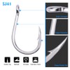 Proberos Fishing Hooks Extra Strong Stainless High Carbon Steel Jigging