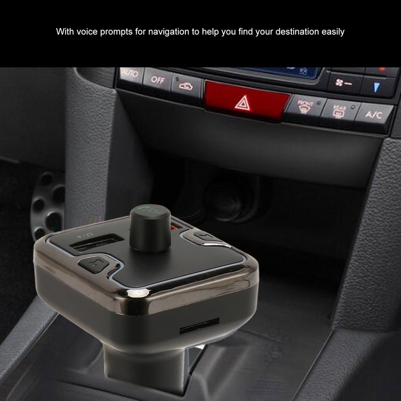 Car Music Adapter Hands Free Calling Lossless Sound Quick Charging
