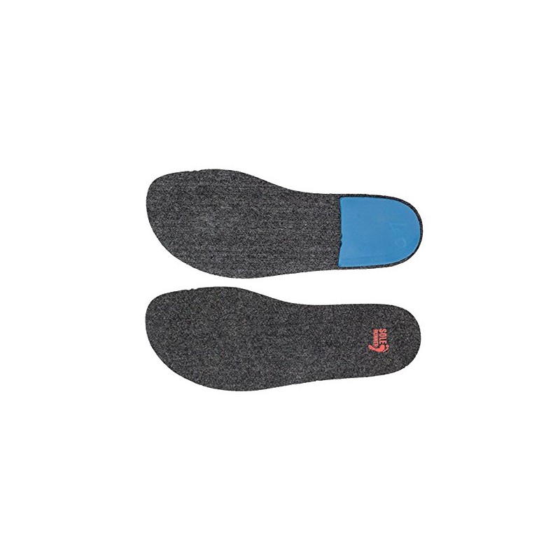 Sole Runner Insole Grey Vegan Extra Wide, gray