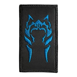 Almost SGT Ahsoka Tano Logo Clone Wars Patch Black/Blue - Funny Tactical Morale Embroidered Patch Hook Fastener Backing