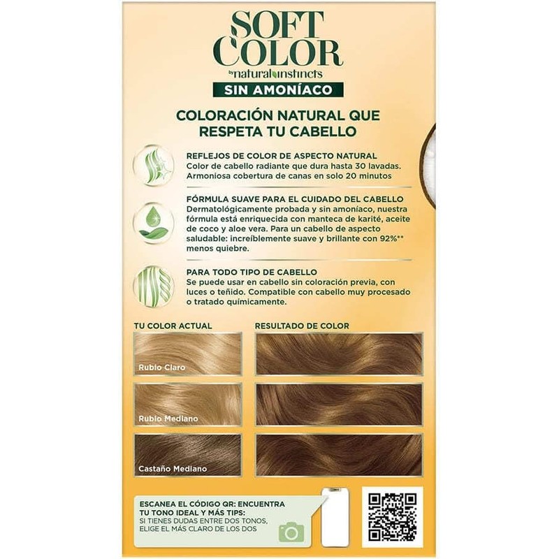 Soft Color Tinte Semi Permanente 71 Rubio Cenizo