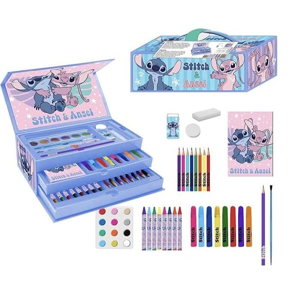 CERDÁ LIFE'S LITTLE MOMENTS Stitch Colouring Set - Complete School