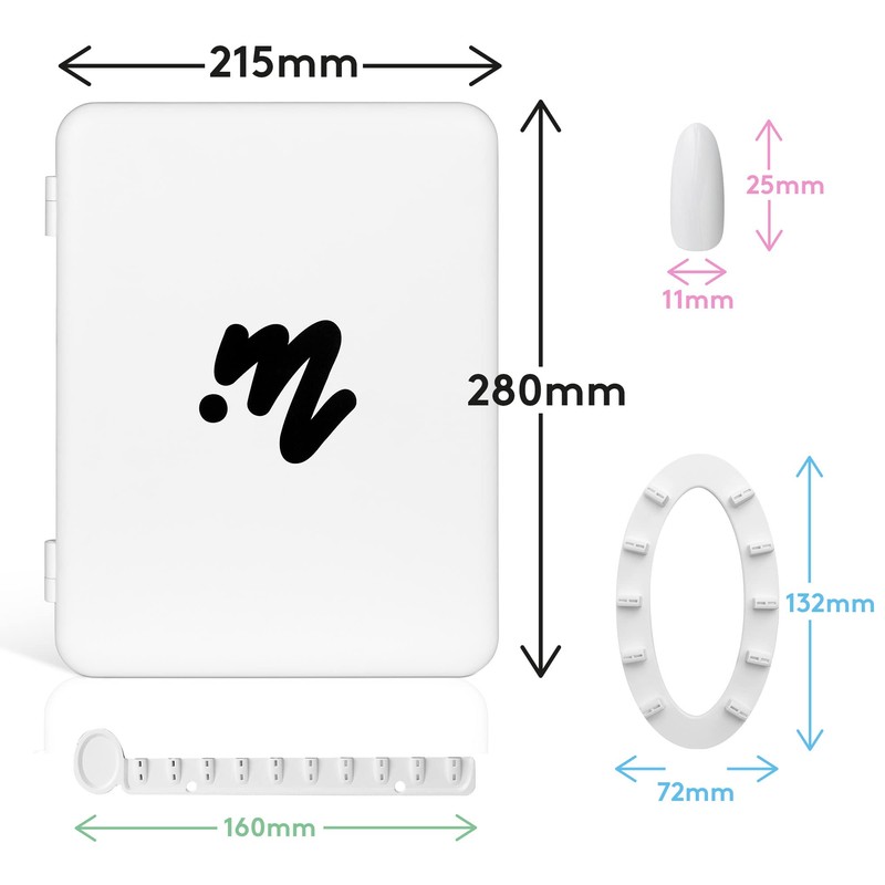 MYLEE Swatch Book - 120 Colour Slots – Detachable Nail