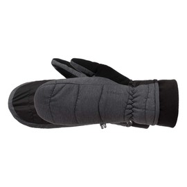 Manzella Marlow Mitten for Women Medium Black Heather