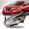 AKKON - Fits 2015-2016 Nissan Murano [LED DRL Running] Projector