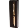 Pentel EnerGel Alloy Retractable Liquid Gel Pen, Gold Barrel, Black