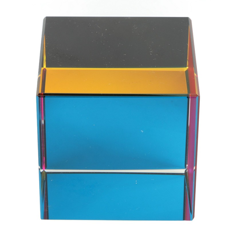 Color Cube Optical 6 Sides Cube Optical Cube Prism for