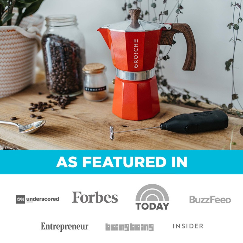 GROSCHE Milano Stovetop Espresso Maker Moka Pot 9 espresso Cup,