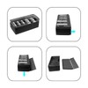 2 Pack 5 Hole Makeup Pencil Sharpener Set,Eyebrow and Lip