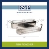 RSVP International Endurance Collection Fish Poaching Set, 20 inch, Stainless