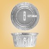 PLASTICPRO 3.5'' Inch Round Ramekins Muffin Cups Tin Foil Cupcake